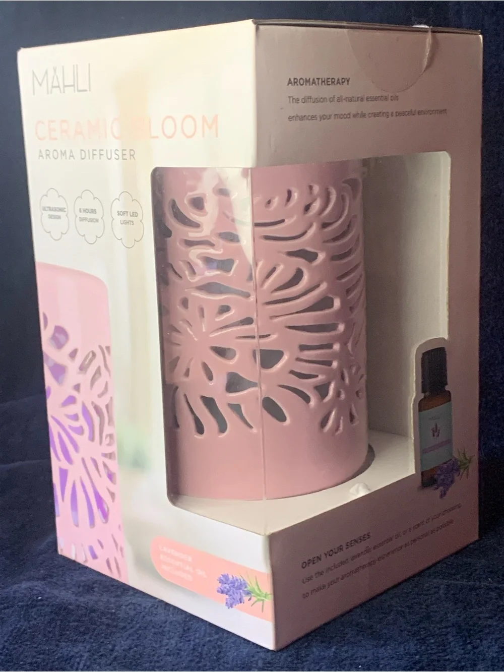 Mahli Ceramic Bloom Aroma Diffuser - Pink
